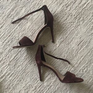 FLASH SALE ⚡️ Aldo Dark Brown Suede Heels